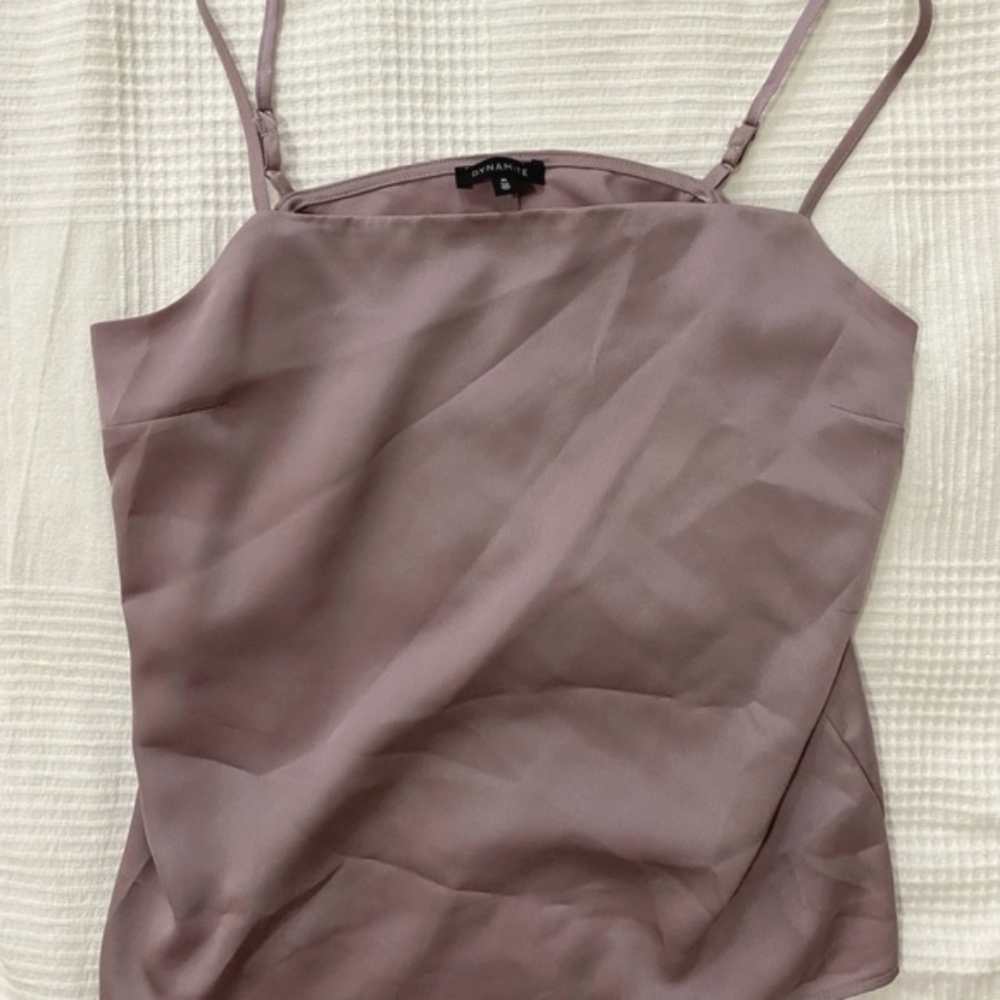 DYNAMITE satin camisole top